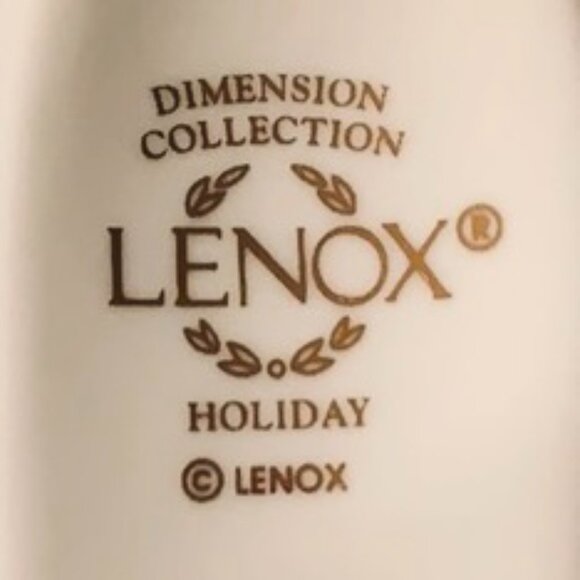 LENOX Holiday Dessert Server EUC - Picture 6 of 6